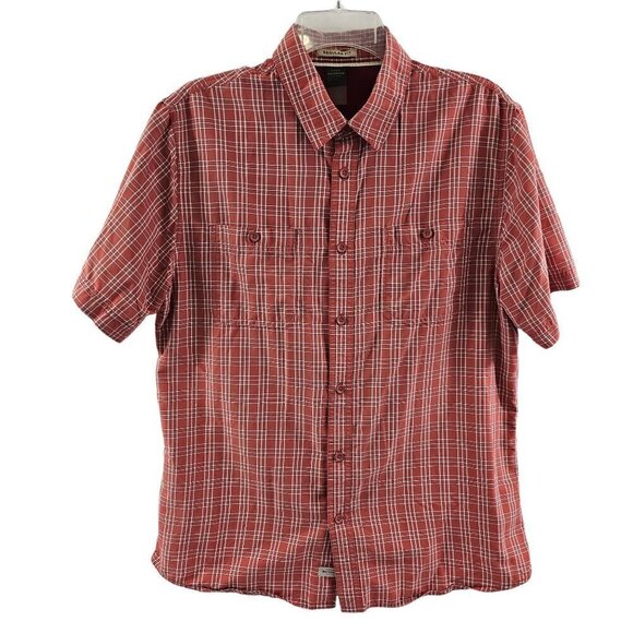 Quiksilver Waterman Regular Fit Men’s Plaid Vented Outdoor Nylon Shirt - Medium* - Picture 4 of 16